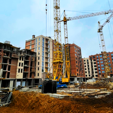 Хід будівництва ЖК Compass, 3-4 будинки, листопад 2021