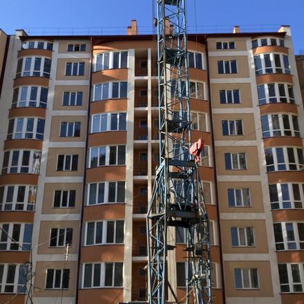 Хід будівництва вул. Героїв Майдану, 53, 5 будинок, листопад 2021