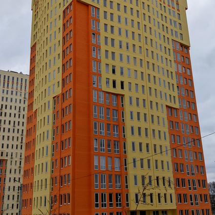 Ход строительства ЖК Меридиан, 5 дом (секция 2), ноябрь 2021