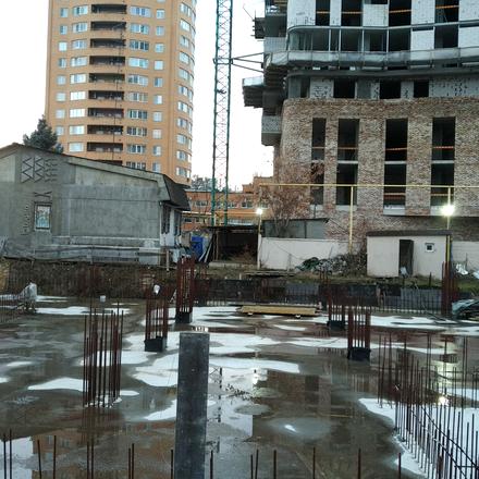 Хід будівництва площа Успенська, 11д, 11к, Будинок, січень 2022