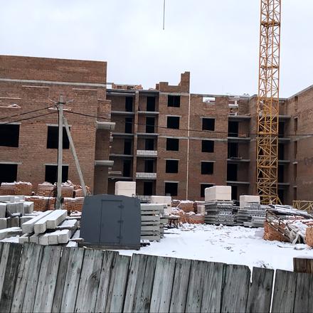 Хід будівництва ЖК Покровський, 7 будинок (№73Б/9), січень 2022