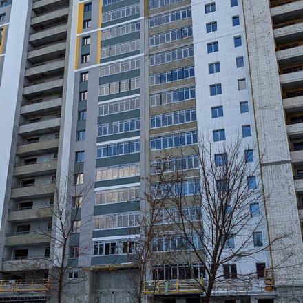 Ход строительства ЖК Шекспира, Дом 1В, январь 2022