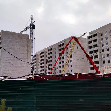 Хід будівництва ЖК Пташка, будинки 19а, 19б, січень 2022