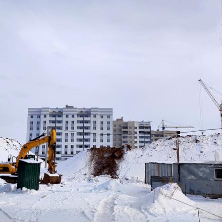 Хід будівництва вул. Валентинівська / вул. Гарібальді, 1-3 будинки, січень 2022