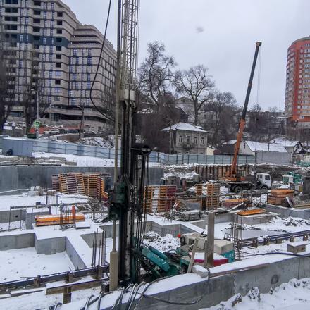 Хід будівництва МФК CITÉ, 1 будинок, січень 2022
