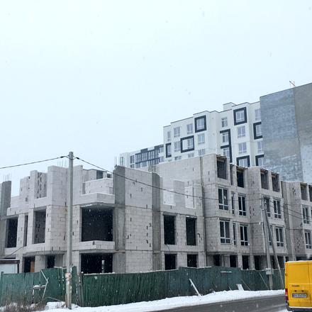 Ход строительства ЖК Новая Дания, ул. Радужная, 133/25, Дорошенка, 23, январь 2022