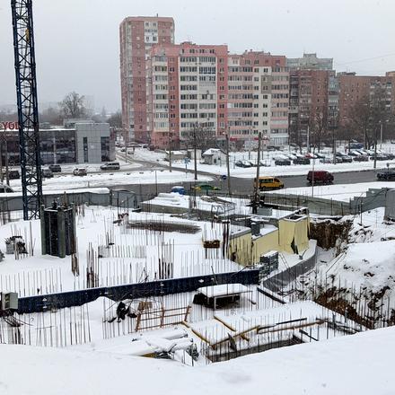 Ход строительства Urban One Klochkivska, Дом, январь 2022