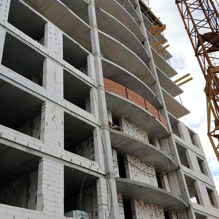 Хід будівництва ЖК Одеський двір, 10 будинок, лютий 2022