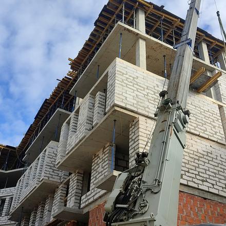 Хід будівництва ЖК City House History, Будинок, лютий 2022