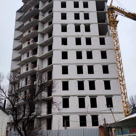 Хід будівництва ЖК the first capital residence, Будинок, лютий 2022