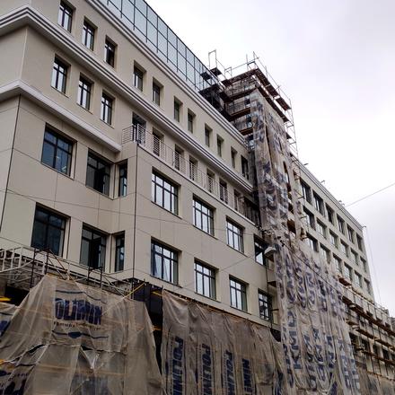 Хід будівництва Клубний будинок Leonardo town, 1-2 секції, лютий 2022