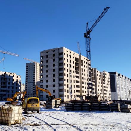 Ход строительства ЖК Сказка, 23 дом, февраль 2022