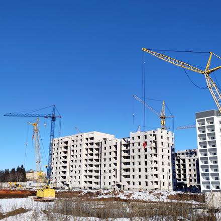 Ход строительства ЖК Сказка, 23 дом, февраль 2022