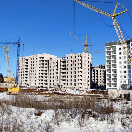 Ход строительства ЖК Сказка, 19 дом, февраль 2022