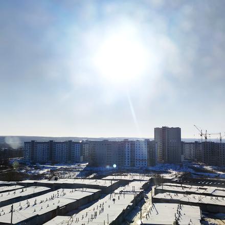 Ход строительства ЖК Сказка, 4, 8, 9, 16, 18 дома, февраль 2022