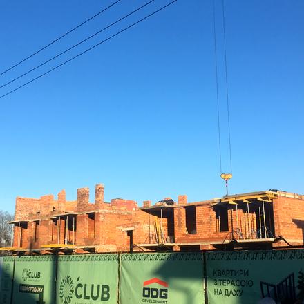 Хід будівництва Клубна Резиденція O'Club, 4 будинок, лютий 2022