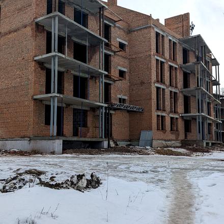 Хід будівництва ЖК ParkVille, 1 будинок, лютий 2022