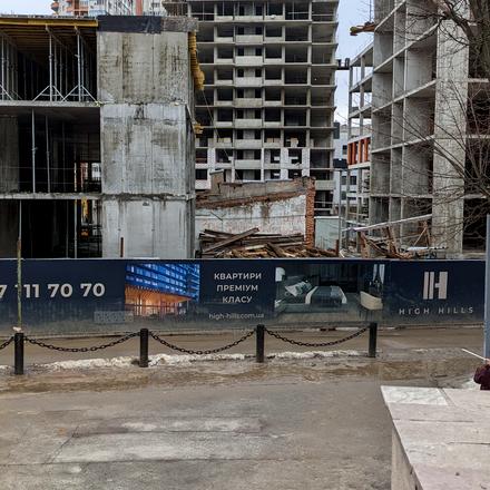 Хід будівництва ЖК Графіка, Будинок, лютий 2022