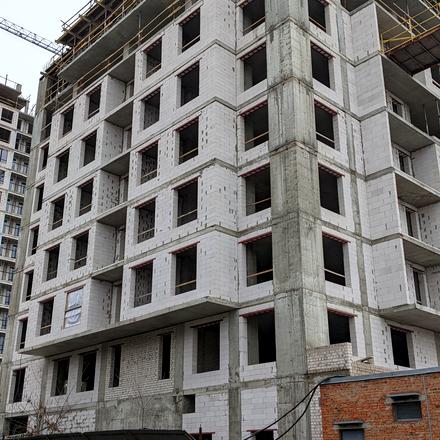 Хід будівництва ЖК Люксембург, 3 будинок, лютий 2022