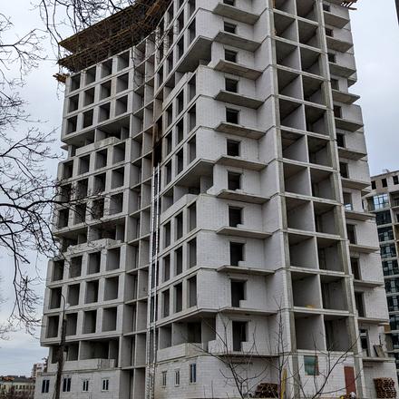 Хід будівництва ЖК Авіаційний, 2 будинок, лютий 2022