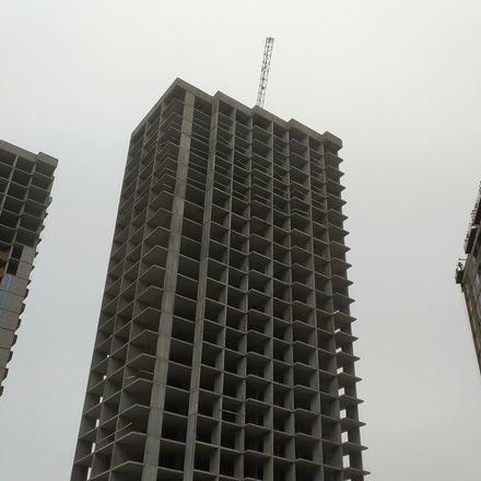 Ход строительства ЖК Отрада, 5 дом, февраль 2022