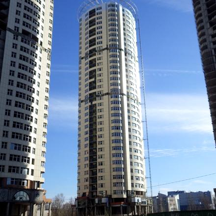 Хід будівництва ЖК Дніпровські вежі, 1 будинок, лютий 2022