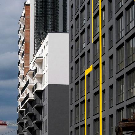 Ход строительства ЖК Шенген, 3 дом, апрель 2022