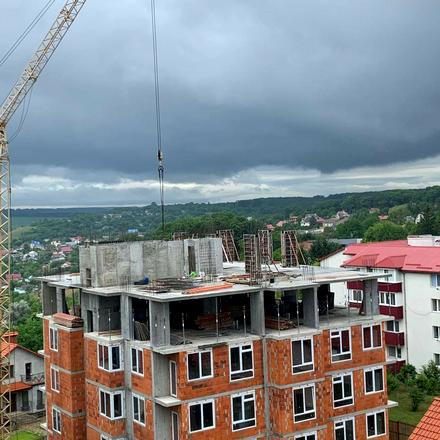 Ход строительства ул. Павла Скоропадского, 16д, 3 дом, июль 2022