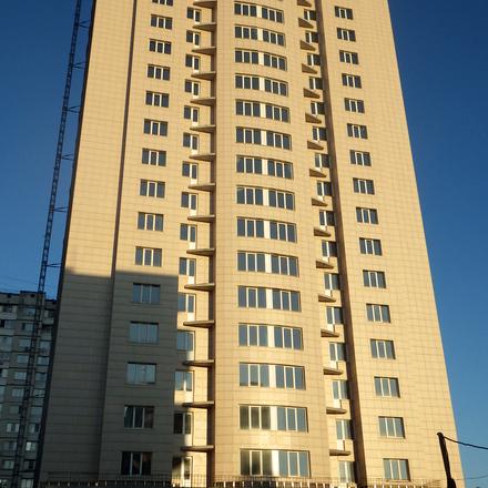 Хід будівництва просп. Правди, 80-82, , вересень 2014