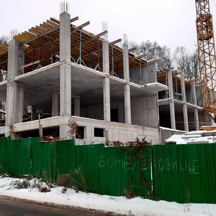 Хід будівництва Клубний будинок Green, Будинок, грудень 2022