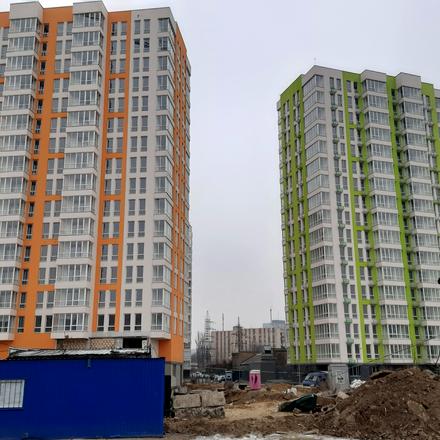 Хід будівництва ЖК Нивки-Парк, 11, 12 будинки, січень 2023