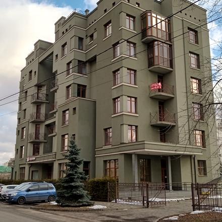 Хід будівництва Клубний будинок Парковий, 1 секція, лютий 2023