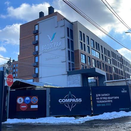 Хід будівництва ЖК Compass, 2 будинок, лютий 2023