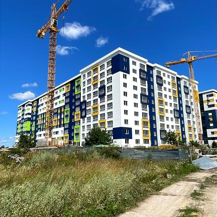 Ход строительства ЖК Модуль, 6 дом, июль 2023