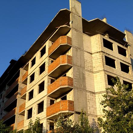 Ход строительства ЖК НебоSky, 2 дом (секция 1), сентябрь 2023