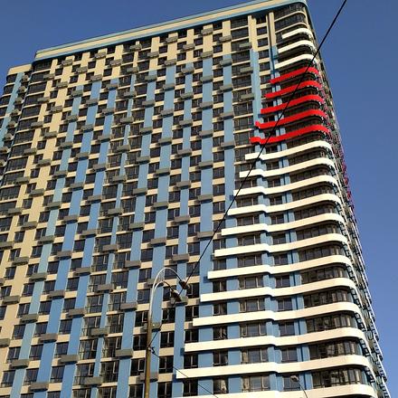 Хід будівництва ЖК Берег Дніпра, Будинок, вересень 2023