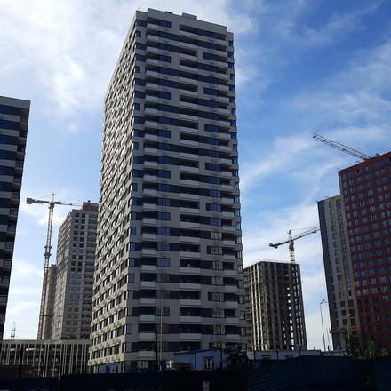 Ход строительства ЖК Варшавский-3, Дом 7.6, октябрь 2023