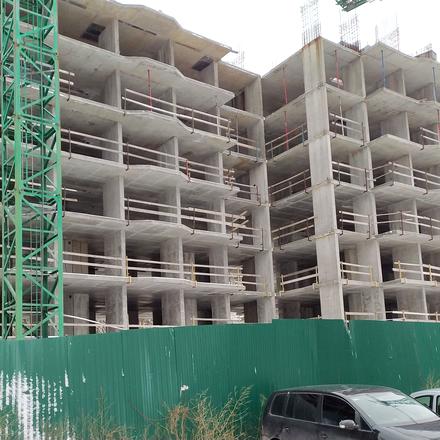 Ход строительства ЖК Обериг-2, 3 дом, декабрь 2023