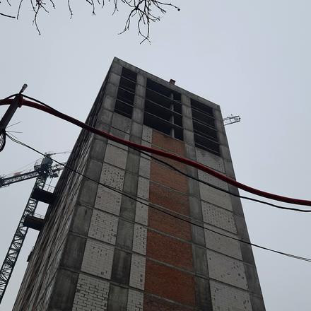 Ход строительства ЖК Отрада, 2 дом, декабрь 2023