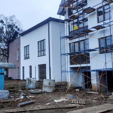 Ход строительства ул. Шевченко, 50/ пер. Институтский, 2 дом, декабрь 2023