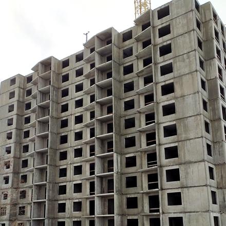 Ход строительства ЖК Милос, 1 дом, январь 2024