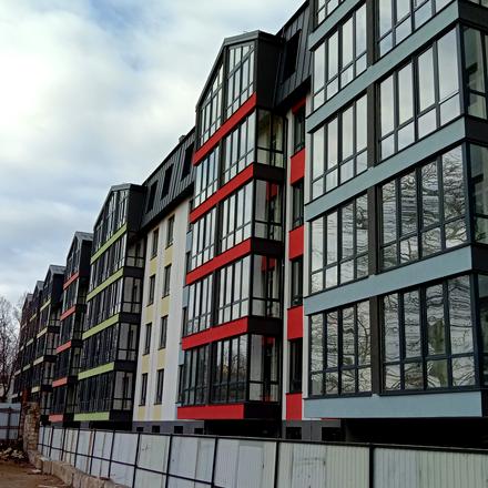 Хід будівництва ЖК Акварель-7, 1 будинок (секції 1-3), січень 2024