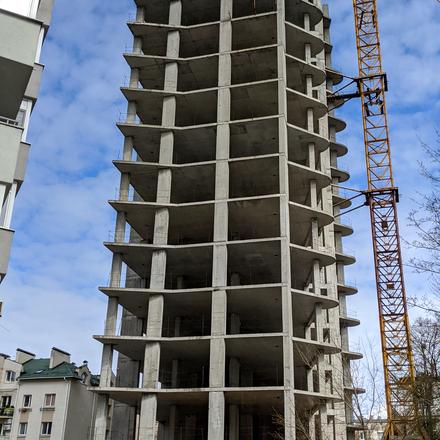 Хід будівництва вул. Лукаша, 1, Будинок, березень 2024