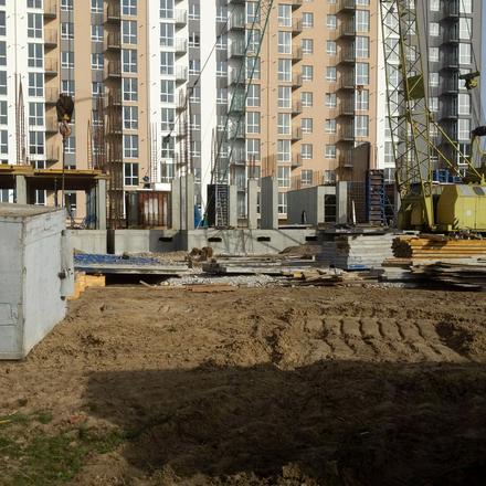 Ход строительства ЖК Днепровская Брама 2, 6 дом (секции 11-12), март 2024
