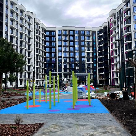 Ход строительства ЖК Family Plaza, 1 дом (секции 6-8), апрель 2024