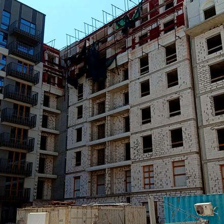 Хід будівництва ЖК на Єврейській, 4 будинок, липень 2024