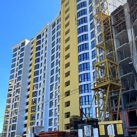 Ход строительства ЖК Lystopad, 2 дом, август 2024