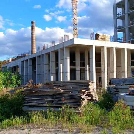 Ход строительства ЖК RIVERDALE, 8 дом, август 2024