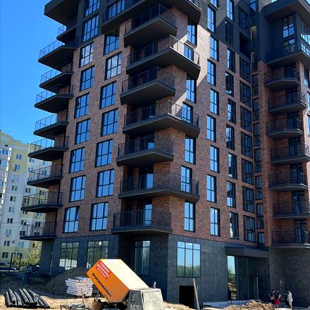 Ход строительства ЖК Dream Lake, 1 дом, август 2024