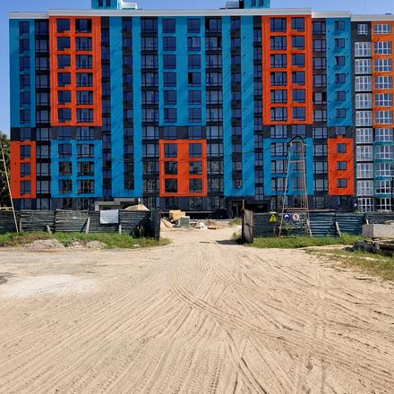 Хід будівництва ЖК Олександрівський, 1 будинок (секція 8), серпень 2024